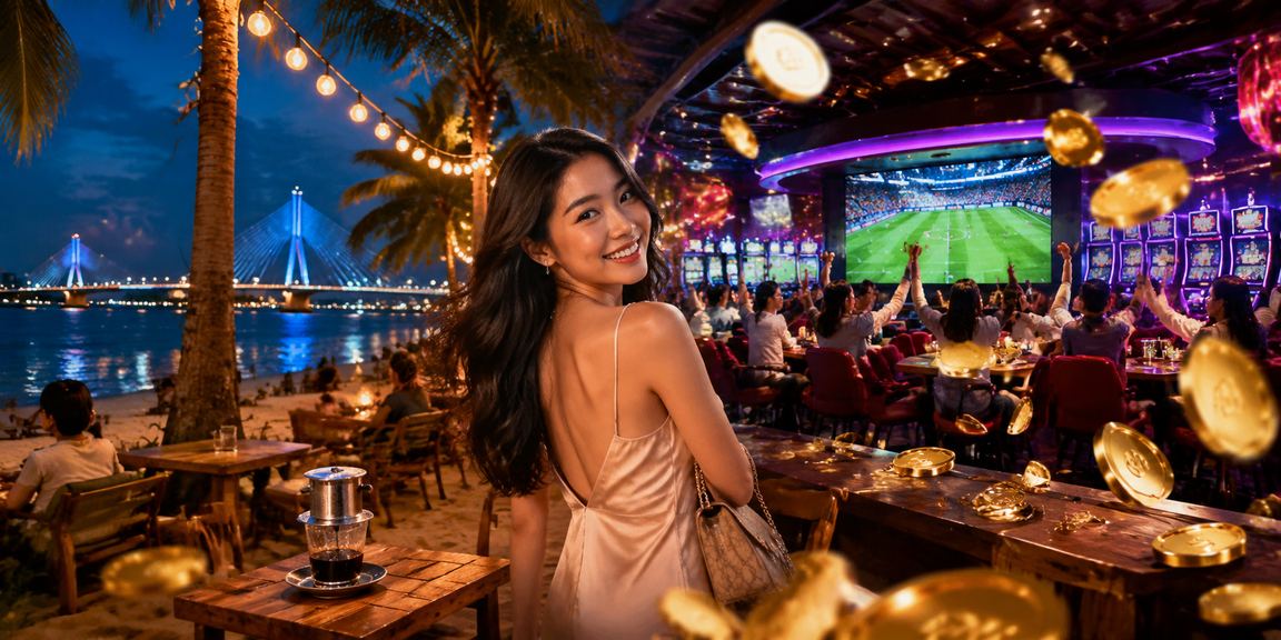 Người dùng tại quán cà phê Cần Thơ xem tỷ lệ cược và đặt kèo trên điện thoại