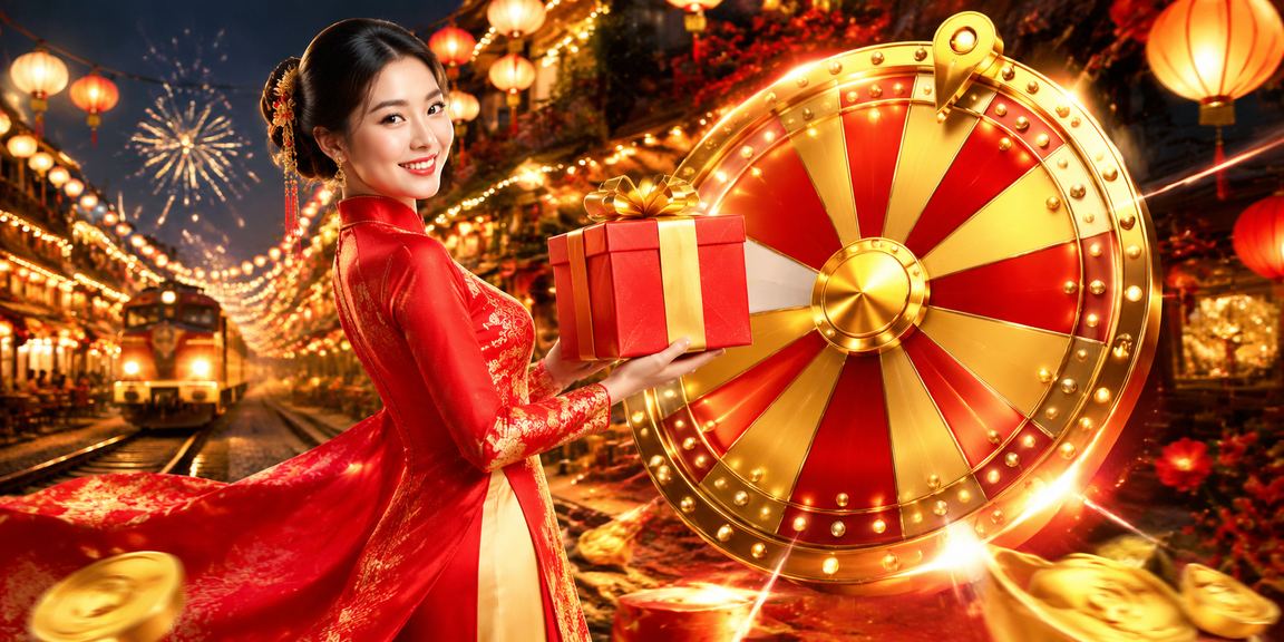 Chương trình quay thưởng may mắn tại Hà Nội với áo dài truyền thống